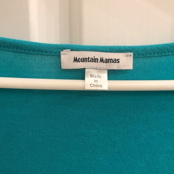 6/$20 Mountain Mamas Teal Dress in Excellent preloved condition, Soft & Cool - Picture 4 of 13